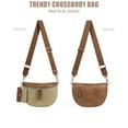 thumbnail image 3 of Luxury Designer Bum Bags for Women with small bag Checkered Crossbody Fanny Packs PU Leather Cross Body Bum Purse Belt Bag Bumbags for Work Shopping Daily, 3 of 6