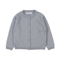thumbnail image 2 of KYAIGUO Toddler Kid Boys Girls Solid Knit Sweater Crewneck Cardigan Sweater Tops Fall Warm Knit Oversized Sweater for 12M-7Y, 2 of 9