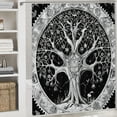 thumbnail image 6 of Orinice Tree of Life Bathroom Decor Set with Colorful Luxurious Print Polyester Fabric Shower Curtain 36x72, 6 of 7