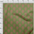 thumbnail image 2 of oneOone Cotton Poplin Fabric Floral Block Print Fabric By The Yard 56 Inch Wide, 2 of 4