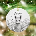 thumbnail image 4 of Personalized Llama Ceramic Ornament Christmas, Pencil Drawing Llama Xmas Ornament 2025, Customized Name Llama Ceramic Ornament Xmas, Llama Decor Ornament Gift for Kids Men Women Friend Llama Lover, 4 of 6