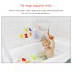 thumbnail image 5 of Bolsa de almacenamiento con ventosa para juguetes de bebé, organizador de juguetes de baño de malla fácil de usar para la ducha, 5 of 7