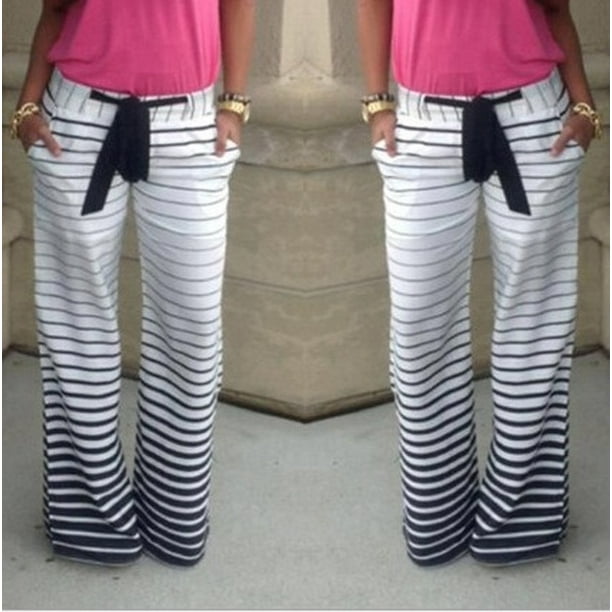 flared zebra pants