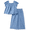 Denim, variant on Toddler Girls' Striped Top and Wide Leg Pants Set, 2-Piece, Sizes 12M-5T