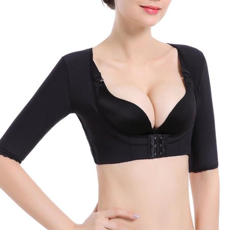 

PANOEGSN Women Upper Arm Shaper Short Sleeve Slimmer Posture Corrector Top Compression Humpback Posture Corrector Tops Women Shapewear