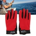 thumbnail image 4 of Gants d'Équitation, 1 Paire de Gants de Protection Solaire Rouge pour Moto, 4 of 8