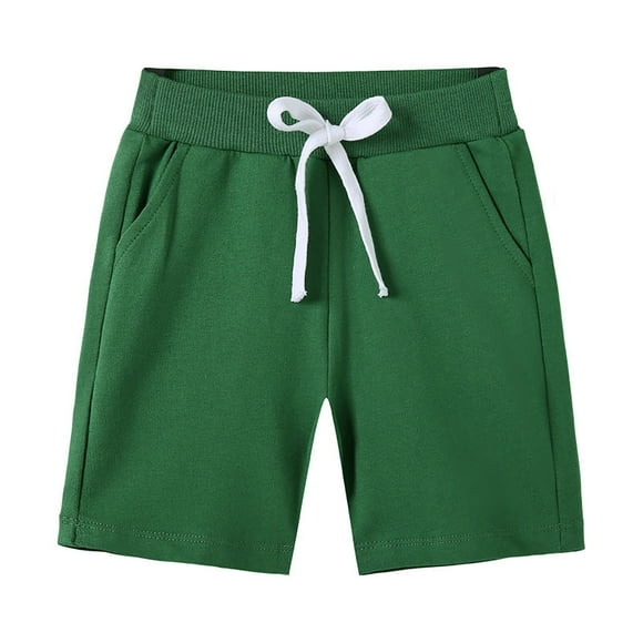 2DXuixsh Boys Sweatpants Shorts Youth Athletic Basketball Shorts with Pockets Boys Shorts Comfortable Soft Breathable Drawstring Solid Color Pull on Jogger Shorts Ag Size 130