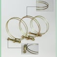 thumbnail image 4 of FRCOLOR Pince à Tuyau en Fil 4 Pcs Pince à Tuyau Réglable en Acier Inoxydable Pince à Tuyau Double pour Menuiserie Plomberie (2 Pouces), 2.2"X2.2"X0.39 Pouces, 4 of 4