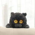 thumbnail image 5 of hirigin Cat Stuffed Animals Black Cat Plush, 16 inch Super Soft Stuffed Cat Pillow, Adorable Cat Plushie with Big Eye Design, Kitty Stuffed Animal for Gifts,Decor (Black), 5 of 8