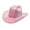 Hot Pink, variant on Western Cowboy Hat for Men Women Wide Brim Classic Cowgirl Bowler Cap Casual Fashion for Festival Travel Outdoor Activities All Seasons Gray