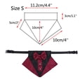thumbnail image 2 of El collar ajustable Apuakthei es adecuado para perros y gatos pequeños, medianos y grandes, corbata triangular formal para perros,, 2 of 5