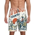 thumbnail image 1 of KLL Cowboy Rising Horse Print Bikini Set for Women,String Two Piece Halter Top Triangle Bikini Set with Tie Side Bottom Sexy Swimsuit Bathing Suits-Medium, 1 of 6