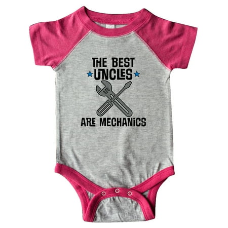

Inktastic Best Uncles Are Mechanics Gift Baby Boy or Baby Girl Bodysuit