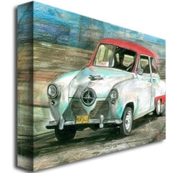 Trademark Fine Art "On My Way" Canvas Art