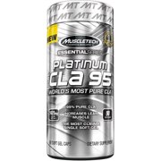 MuscleTech Essential Series Platinum Pure CLA 95 Dietary Supplement Soft Gel Caps 90 pills
