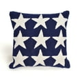 thumbnail image 2 of Liora Manne Frontporch Stars Indoor Outdoor Decorative Pillow Blue, 2 of 6