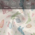 thumbnail image 5 of Pink Blue Green Easter Cloth Napkins, Spring Bunny Colorful Eggs Washable and Reusable Dinner Napkins Set of 4, Table Napkin for Kitchen Party Birthday Wedding Hotel Housewarming 20"x20", 5 of 8