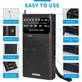 thumbnail image 2 of Hongchun Portable Radio Transistor Radio Station Pocket Radio Small Fm Am, And Speaker, Excellent Reception, 2 of 5