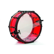 SJC Josh Dun Torch Snare Drum 6.5x14 Red Acrylic Shell Black Hardware