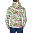thumbnail image 5 of Zip Up Hoodies for Men - Tropical Flamingo Long Sleeve Comfrt Men'S Fashion Hoodies & Sweatshirts, Jackets for Men Hoodies Pullover Clothing Clothes with Pouch, 5 of 5
