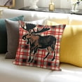 thumbnail image 3 of SHANXI Christmas Throw Pillow Covers Buffalo Checkers Decorative Pillow Case Super Soft Cushion 22x22in, 3 of 5
