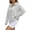 Light Gray, variant on Women's Solid-color Fashionable Long-sleeved Top Coat for Fall and Winter Seasons, Stylish Outerwear for Daily Use,Black,L