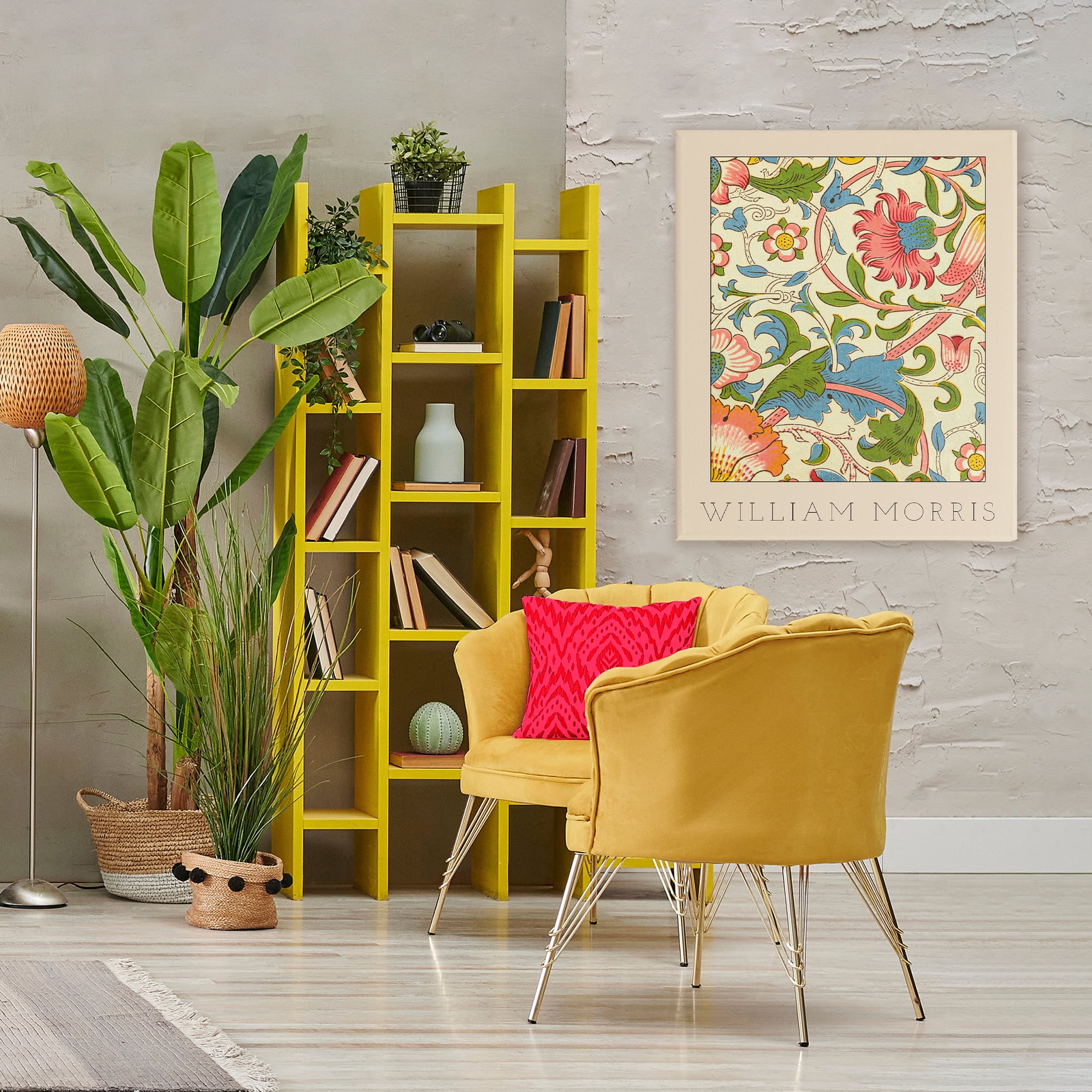 Stupell Industries Stylish Boho Classic Flowers Canvas Wall Art, design by Lil' Rue