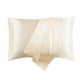 thumbnail image 4 of Funda de almohada de seda sintética para cabello y piel. Juego de 2 fundas de almohada de seda sintética de 50 x 66 cm con cierre de sobre. Ideal para mujeres y hombres., 4 of 5