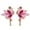 Earrings, variant on Pink Flamingo Necklace and Earrings Set for Women Cz Rose Sterling Silver Ginger Lyne Collection