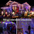 thumbnail image 6 of Zhangyh Solar Icicle Lights,Waterproof 32.8FT 300LED LED Icicle Christmas Lights 60 Drops with 8 Modes Remote Timer Curtain Hanging String Lights, 6 of 9