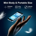 thumbnail image 7 of Mini 4G Unlocked Smartphone, 3.0" HD Screen, 3GB RAM 32GB ROM, 2600mAh, Dual SIM, Face ID GPS Compact Cell Phone for Kids & Travel, 7 of 7