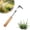 C, variant on Crack Weeder, 12" Stainless Steel L-Shaped Crevice Weeder Tool with Wood Handle, Heavy Duty Sidewalk Weed Puller Spatula for Garden Patio Lawn, Gardening Hand Tool (B)