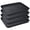 Black1, variant on DAZUINIAO Boot Tray Shoe Mat for Entryway Indoor Outdoor,Resistant Waterproof Anti-fouling Pet Garden Garage Mat,4 Pack 13.8*10.8*1.2(Black)