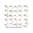 thumbnail image 4 of 2 piezas de la gemelos de para hombre jinwen Carta para hombre CuffLinks, 4 of 8