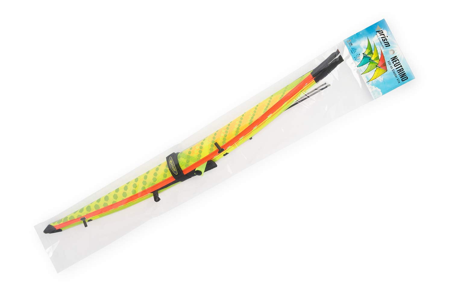 Prism Neutrino Stacker Kite - Orange/yellow