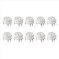 thumbnail image 3 of 10PCS 9Pin Ceramic Vacuum Tube Socket for 12AX7 12AU7 Silver-Plated, 3 of 5