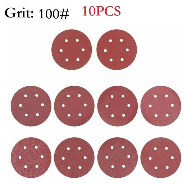 Papier à Poncer 9 Pouces 225Mm 6 Trous 40-2000Grit Électrique pour Mur