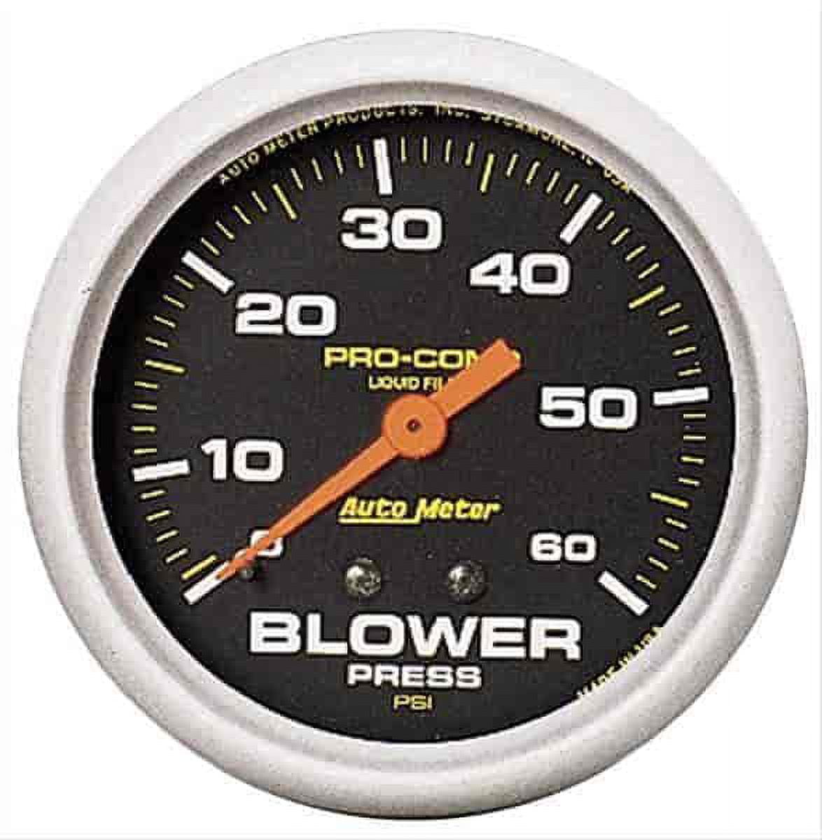 Auto Meter 2399 Chrome 2-5/8" Mechanical Three-Gauge Console - Oil Pressure, Water Temp, Voltmeter