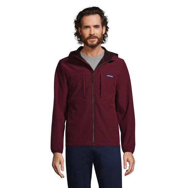 Lands' End Men's Softshell Stretch Fleece Jacket