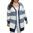 thumbnail image 3 of Wyzesi Cute Fall Sweaters for Women Trendy Fall Long Cardigans for Women Batwing Sleeve Open Front Ribbed Knit Oversized Cardigan Sweaters, 3 of 7
