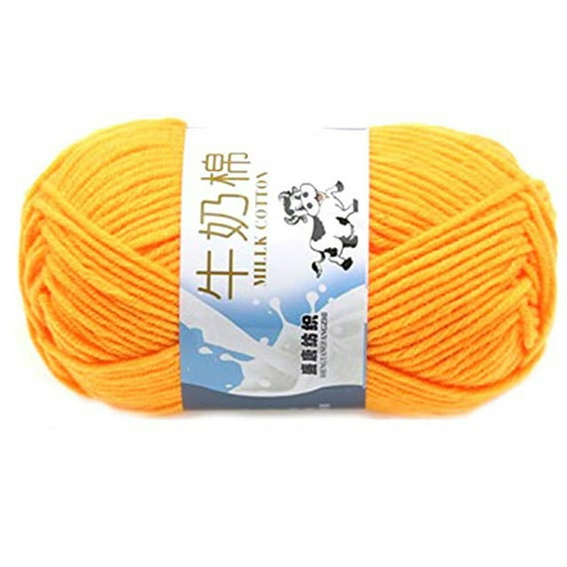 Fil de Coton Lait Chaud Multicolore Bricolage Fil pour Chandail de Bébé Tricot Enfants Tricoté à la Main Tricoter Couverture Fil de Crochet