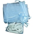 thumbnail image 4 of 100pcs Drawstring Organza Jewelry Pouches Wedding Party Festival Candy Favor Gift Bags, 4 of 5