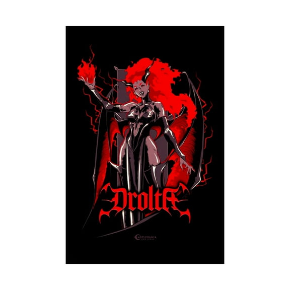 Castlevania Nocturne Wall Poster – Drolta Character Art Print