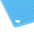 thumbnail image 3 of Insulation Pad Food Grade Silicone Pad AntiScalding Thickened Microwave Oven Mat for Kitchen Use(Blue ), 3 of 5
