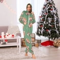 thumbnail image 7 of FORMRS Onesies Pajama for Adults Unisex Hoodie Winter Jumpsuit One Piece Sleepwear, Sizes S-2XL, Green American Footballs, 7 of 7
