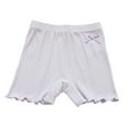 thumbnail image 1 of LYMAYTER ‌Girls Solid Ruffle Bike Shorts Toddler Summer Pull On Dance Athletic Under Dress Pants‌ 2-10Y, 1 of 8