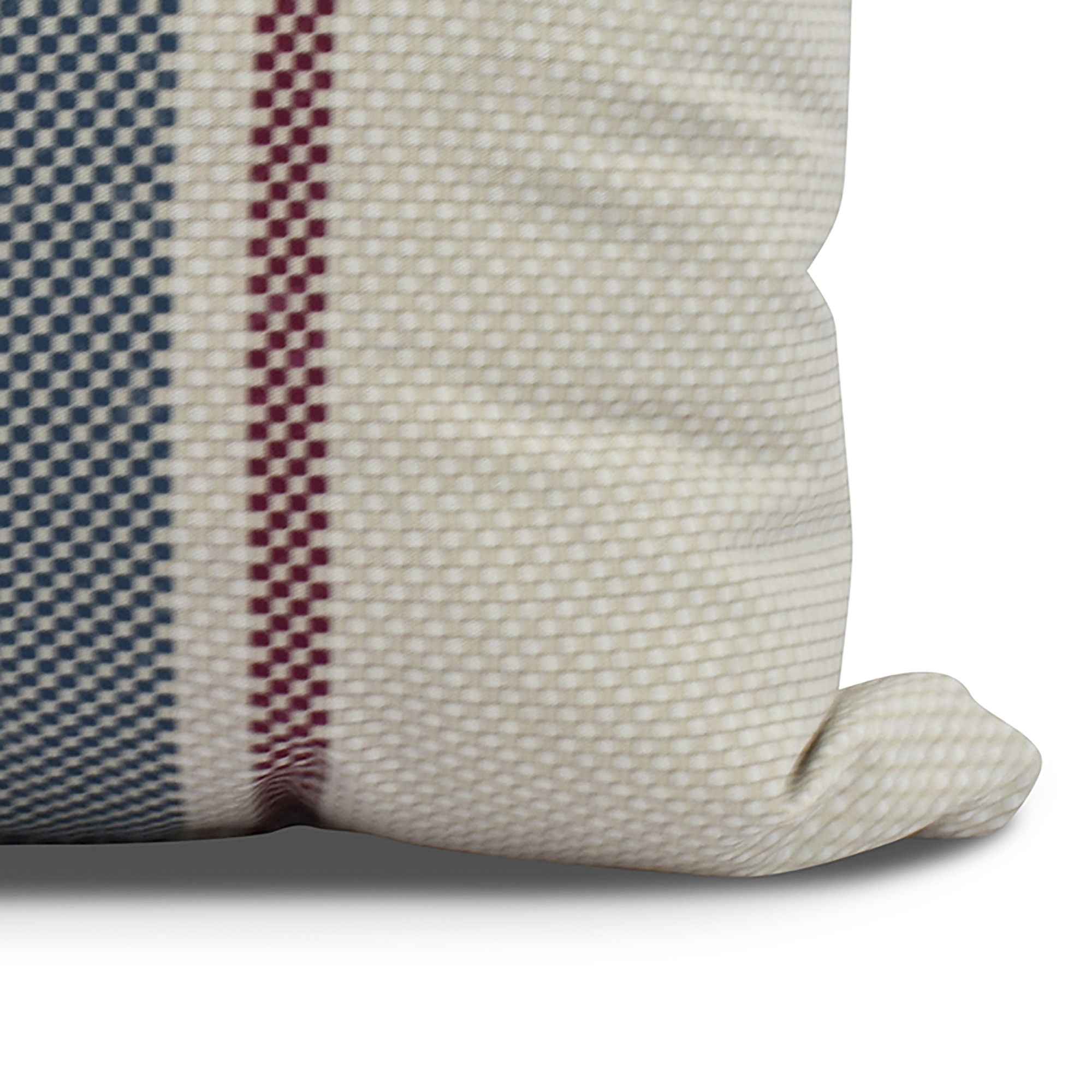 Simply Daisy, 18" x 18" Grain Sack Outdoor Pillow, Rust