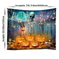 thumbnail image 2 of Tapiz de Halloween con forma de calabaza y horror con forma de esqueleto, 200 x 150 cm, 2 of 3