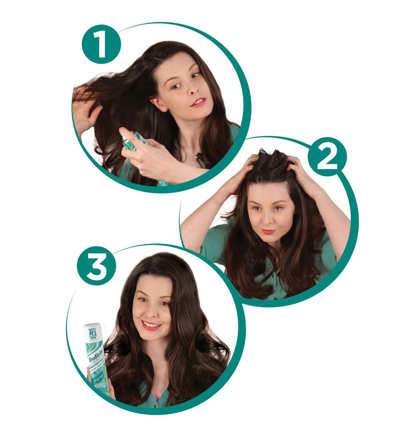 Mini-format de voyage de shampooing sec Blush de Batiste