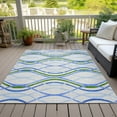 thumbnail image 6 of Addison Rugs Chantille Indoor/Outdoor Transitional Waves Sky Washable Rectangle Rug, 8' x 10', 6 of 6